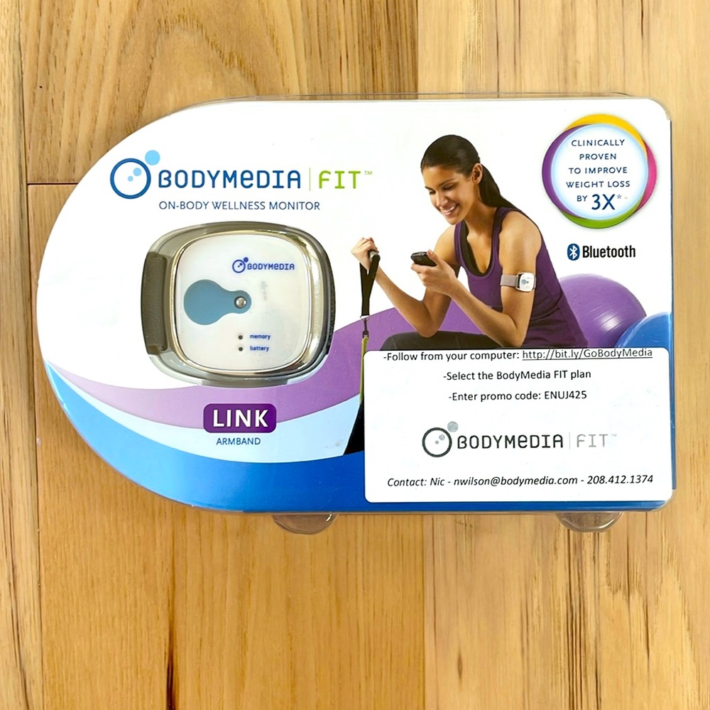 BodyMedia Fit BluTooth FIT LINK Armband -NEW!